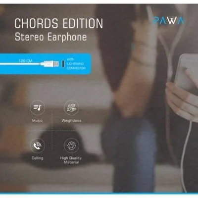 Pawa Chords Series Stereo Earphone Lightning